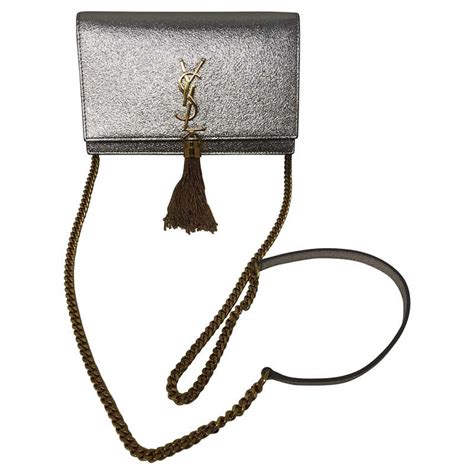 ysl silver tassel bag|ysl crossbody bag with tassel.